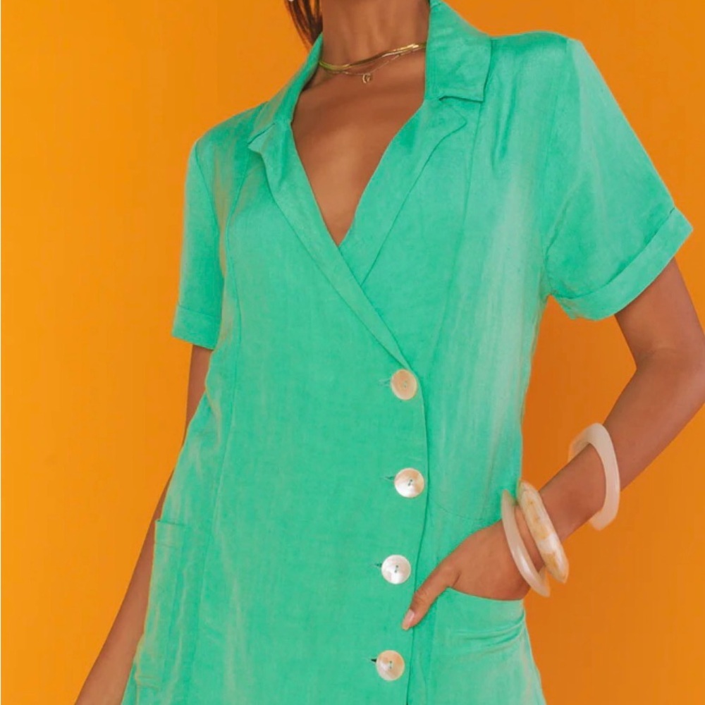 Bi costal blazer romper- show me your mumu- small